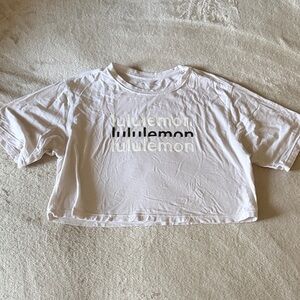lululemon athletica White Crop Top